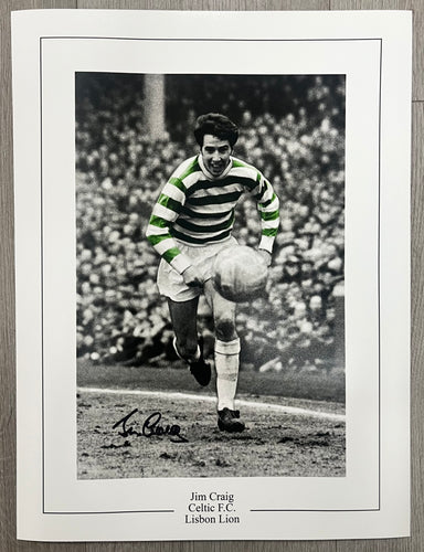 Jim Craig signed 16x12” Celtic photo