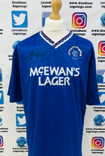 Load image into Gallery viewer, Trevor Steven signed Rangers Shirt