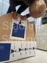 Load image into Gallery viewer, Willie Johnston & Colin Stein signed 16x12” Rangers photo