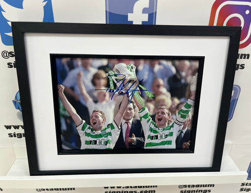 Paul Lambert signed and framed 12x8” Celtic photo