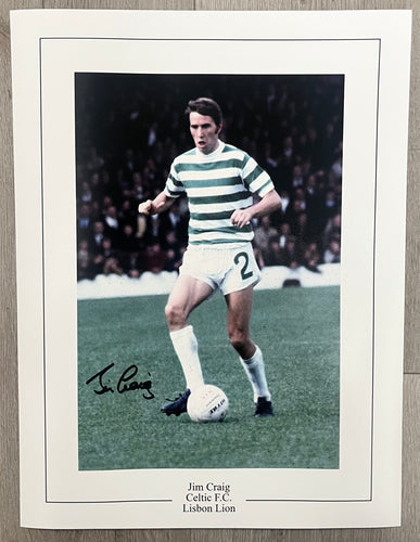 Jim Craig signed 16x12” Celtic photo