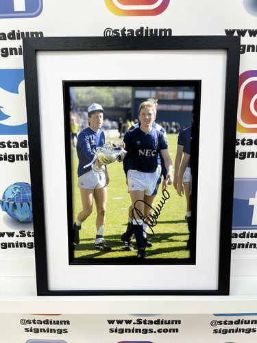Gary Stevens signed and framed 12x8” Everton photo