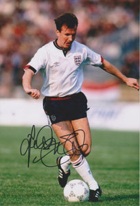 Trevor Steven signed 12x8” England photo