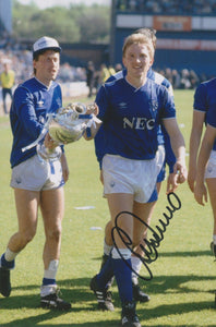 Gary Stevens signed 12x8” Everton photo