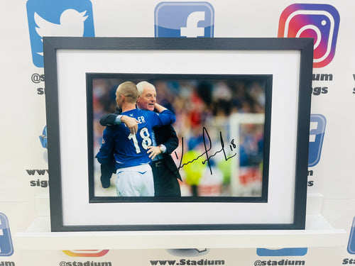 Kenny Miller signed and framed 12x8” Rangers photo