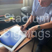 Load image into Gallery viewer, Willie Johnston & Colin Stein signed 16x12” Rangers photo