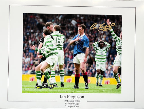 Ian Ferguson signed 16x12” Rangers photo