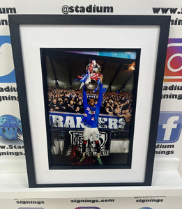 Dujon Sterling signed 12x8” Rangers photo
