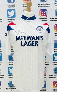 Richard Gough signed Rangers shirt