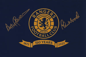 Andy Goram and Chris Woods signed 12x8” Rangers photo