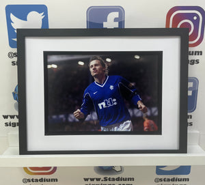 Andrei Kanchelskis signed and framed 12x8” Rangers photo