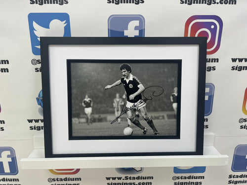 Graeme Souness signed and framed 12x8” Scotland photo