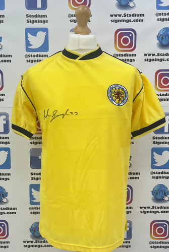Richard Gough signed Scotland Shirt