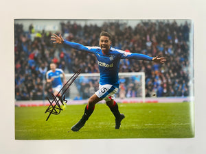 Harry Forrester signed 12x8” Rangers photo