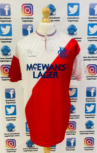 John Brown signed Rangers shirt