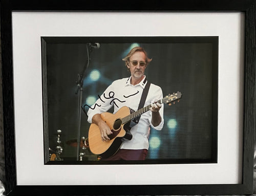 Mike Rutherford signed and framed 12x8” photo