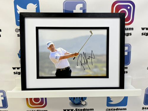 Russell Knox signed and framed 12x8” photo