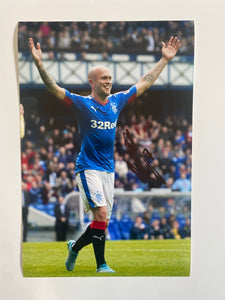 Nicky Law signed 12x8” Rangers photo