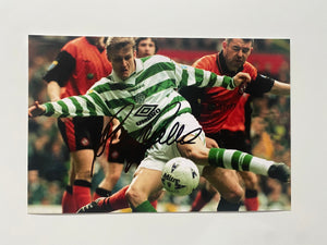 Harald Brattbakk signed 12x8” Celtic photo