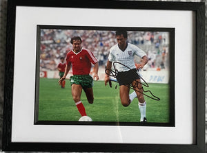 Mark Hateley signed and framed 12x8” photo