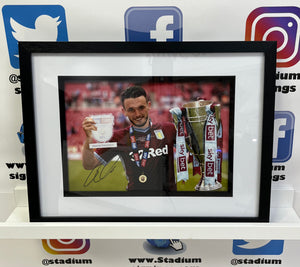 John McGinn signed and framed 12x8” Aston Villa photo