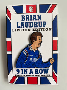 Brian Laudrup Rangers pin badge