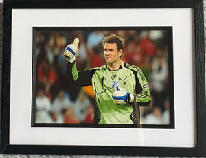Jens Lehman signed and framed 12x8” Germany photo
