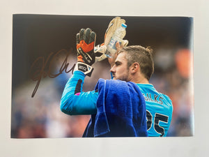 Matt Gilks signed 12x8” Rangers photo