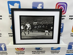 Willie Johnston signed And framed 12x8” Rangers photo