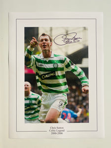 Chris Sutton signed 16x12” Celtic photo