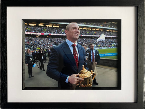 Mike Tindall signed and framed 12x8” photo