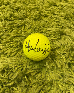Mark Leishman signed golf ball
