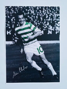 Stevie Chalmers signed A3 photo