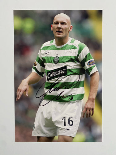 Thomas Gravesen signed 18x12” Celtic photo