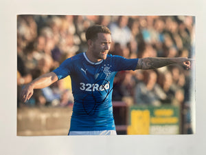 Lee Hodson signed 12x8” Rangers photo