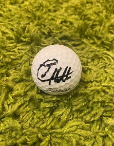 Tyrell Hatton signed 2018 Ryder Cup golf ball