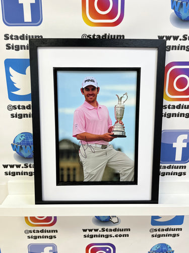 Louis Oosthuizen signed and framed 12x8” Open Chanpionship photo