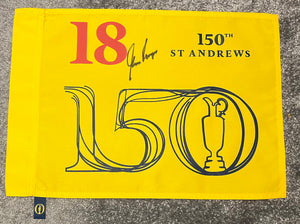 Gary Player signed 150th Open flag