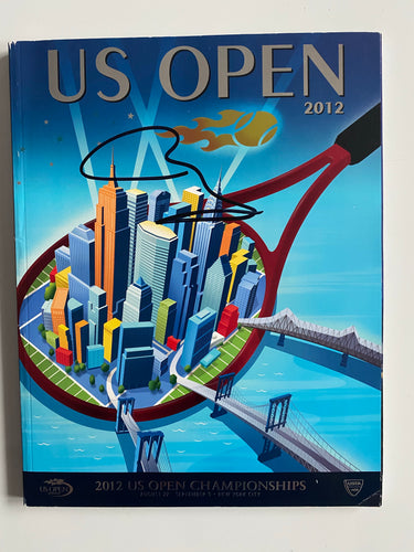 Andy Murray signed US Open 2012 programme