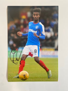 Gedion Zelalem signed 12x8” Rangers photo
