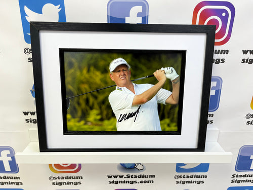 Colin Montgomerie signed and framed 12x8” photo