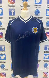 Graeme Souness signed Scotland shirt