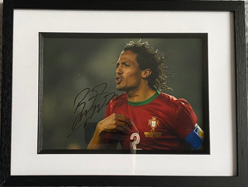 Bruno Alves signed and framed 12x8” Portugal photo