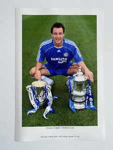 John Terry signed 18x12” Chelsea photo