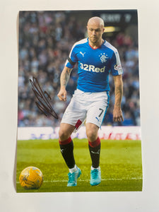 Nicky Law signed 12x8” Rangers photo