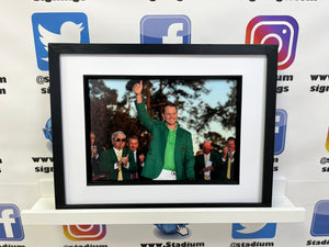 Danny Willett signed and framed 12x8” Masters photo