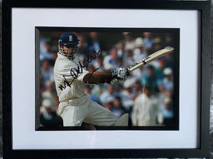 Michael Vaughan signed and framed 12x8” photo