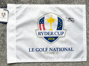 Alex Noren signed 2018 Ryder Cup flag