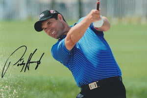 Padraig Harrington signed 12x8” golf photo