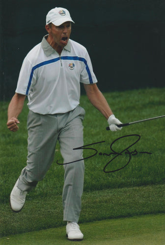 Soren Hansen signed 12x8” golf photo